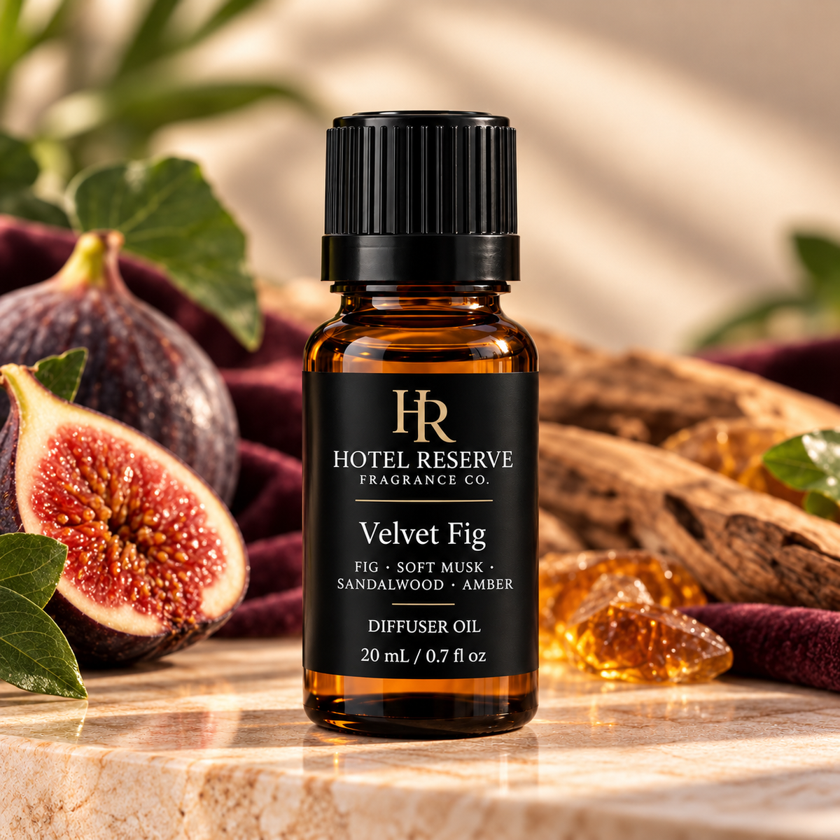Velvet Fig | Hotel-Inspired Fragrance Oil for Waterless Diffusers