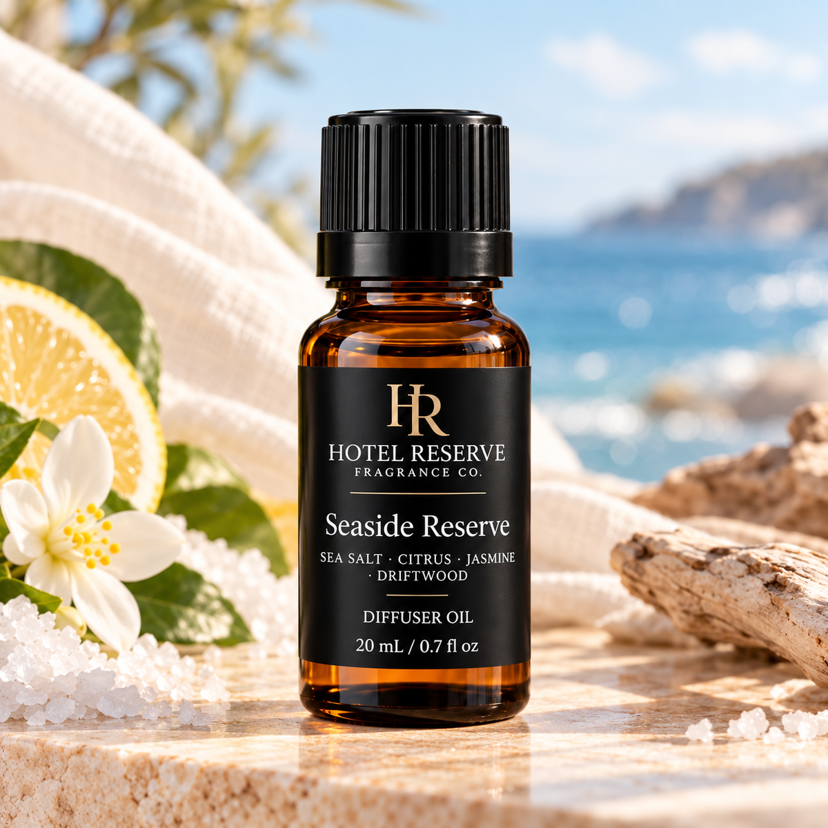 Seaside Reserve | Hotel-Inspired Fragrance Oil for Waterless Diffusers