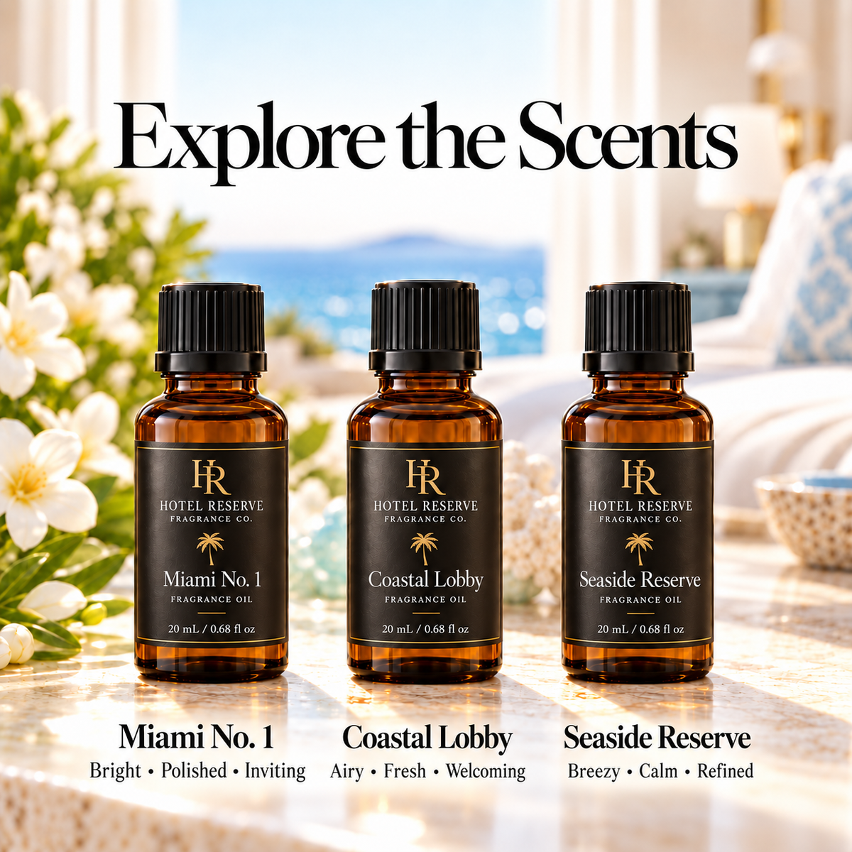 Fresh & Coastal | Soft & Clean Hotel-Inspired Fragrances