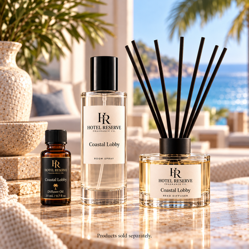 Coastal Lobby Diffuser Oil | Hotel-Inspired Fragrance Oil for Waterless Diffusers